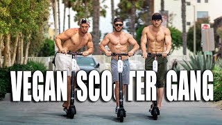 SCOOTERS, MUSCLE BEACH & FRUIT SMOOTHIES | VEGANS IN LA