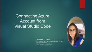 Connecting Azure Account from Visual Studio Code