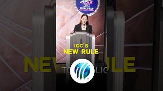 ICC's New Rule will change the Cricket T20 World Cup Forever 😱 #cricket #trending #bcci #icc #india