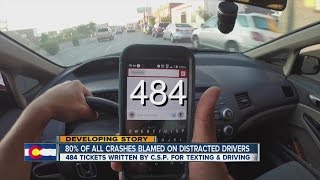 80% of all crashes blamed on distracted driving