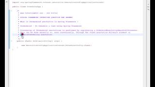 @SCHEDULED ANNOTATION SPRING FRAMEWORK DEMO