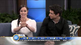 Olympic medalists Tessa Virtue and Scott Moir