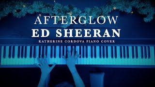 Ed Sheeran - Afterglow (HQ piano cover)