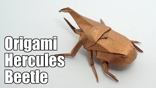Origami Hercules Beetle (Jo Nakashima)