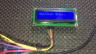 Nuvoton N76E003 Three Wire (CD4094 Shift Register - Software SPI) LCD Example