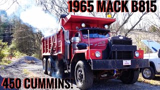 1965 Mack B815 - 450HP Cummins Cold Start!