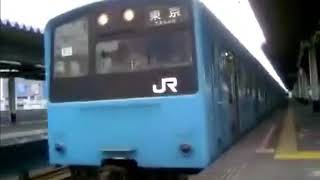 携帯撮影【京葉線201系】海浜幕張駅発車《警笛あり》