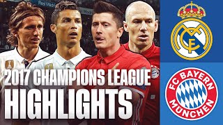 Bayern Munich vs Real Madrid 2017 UEFA Champions League Quarterfinals highlights | FOX Soccer