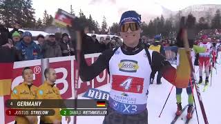 Biathlon World Cup 24-25, Race 31, Relay Men, Ruhpolding, Germany