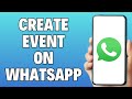 How To Create Event On WhatsApp