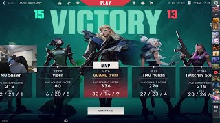 GUARD TRENT AS SOVA IS GOD - 32 ELIMS! [ VALORANT PRO  REPLAYS ]