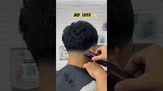 Mid taper #ร้านตัดผมเชียงราย #hairstyle #fade #wahlprosea #taperfade