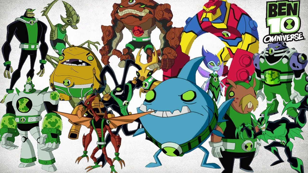 Ben 10 Omniverse Aliens - Orlandopassa