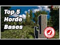 Top 5 Horde Bases - TESTED and RANKED! (7 Days to Die: Alpha 21)