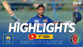 Pathum Nissanka smashes historic unbeaten ODI double ton | 1st ODI Highlights