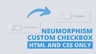 Neumorphism Custom Checkbox with HTML & CSS | CodingNepal