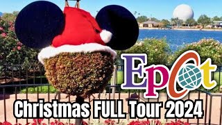 Epcot Walkthrough \u0026 Rides - FULL TOUR 2024 | 4K 60FPS