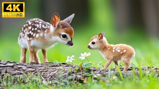 🌸 Tiny Treasures of Nature – Baby Animals in 4K, Wrapped in Calming Melodies and Relaxing Music 🐾