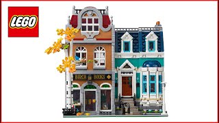 LEGO Creator 10270 Bookshop Speed Build for Collectors - Brick Builder