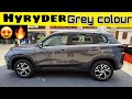 Grey colour सबसे शानदार 😍- New Toyota Hyryder 2022 Gaming Grey | walkaround