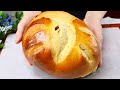 I make homemade village bread at Easter. Easy and quick Easter cake recipe 从德国邻居学的面包做法，面包既松软又有蛋糕的口感