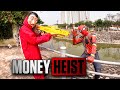 SPIDER-MAN vs MONEY HEIST NERF GUN (Epic Parkour Chase)