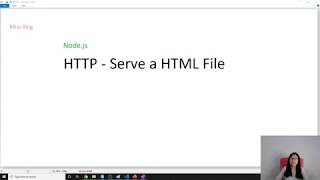 Node.js - Serving a HTML file