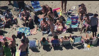 Despite Warnings, Not Everyone Is Social Distancing At Mass Beaches