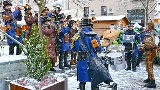 Band Näcker Gamper Deisslingen 4K Pfullingen Guggenmusik Konzert. Carnival Germany.