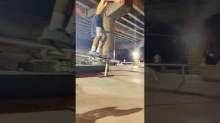 我會卡斜杆啦😁 #skateboarding