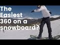 How to Backside 360 on a Snowboard - [Takeoff, Air, Landing]