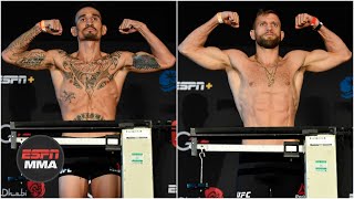 Ariel Helwani & Brett Okamoto preview Max Holloway vs Calvin Kattar | UFC Fight Night Weigh-In Recap