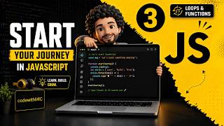 JavaScript - 3 | Loops, Functions & Hoisting Explained with Examples | Ep 3 | @codewithMIC