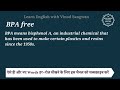 bpa free meaning in hindi bpa free ka matlab kya hota hai spoken english class