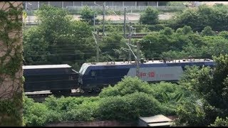 {CNR} HXD1C 0820 hauling no.X9542 freight train passing CNR Guangzhou North Station (廣州北站)