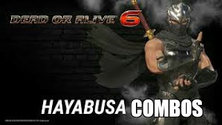 Dead or Alive 6 Hayabusa combo vid 1 (vid 2 in description)