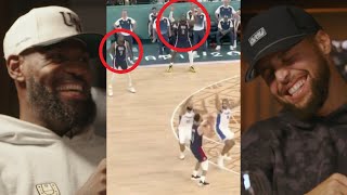 Steph Curry can't stop laughing at this moment from Olympics with LeBron and KD 😂