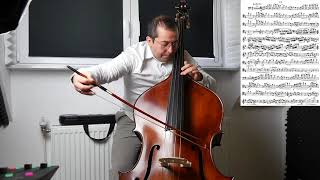 S. Koussevitzky, Double bass concerto, 2nd movement