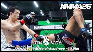 뽀빠이연합의원KMMA24 제46경기: 신효제(김대환MMA) vs 이정헌(경성대팀매드)