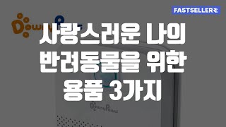 사랑스러운 나의 반려동물을 위한 용품 3가지