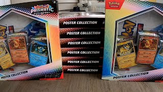 Will my Prismatic Evolution luck continue..? - Pokemon TCG Poster Collections Unboxing