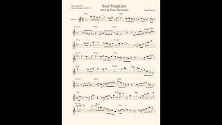 Peter Bernstein - Soul Proprietor (Solo transcription)