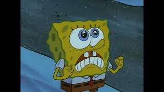 Spongebob waiting for the bus
