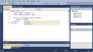 Visual Basic Tutorial 91 Introduction To Classes