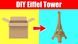 How to Make Eiffel Tower | DIY Miniature Eiffel Tower