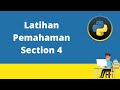 24. Tutorial Python untuk Pemula   Latihan Pemahaman Section 4