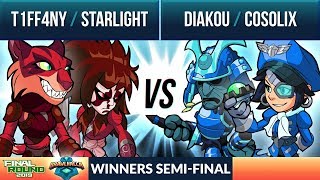 Cosolix \u0026 Diakou vs T1FF4NY \u0026 Starlight - Winners Semi Final - Final Round 2v2