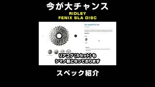 ロードバイク：スペック紹介 FENIX SLA DISC RIDLEY リドレー フェニックス