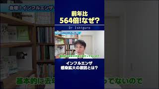 前年比564倍の感染拡大が続くインフルエンザ！その理由とは？！#shorts