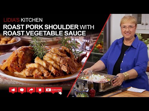 Roasted Pork Shoulder with Pomegranate Sauce Recipe